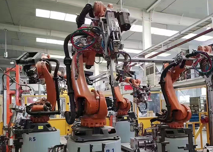 【豪精机器人】智能化系统电焊焊接-点焊机器人工作站